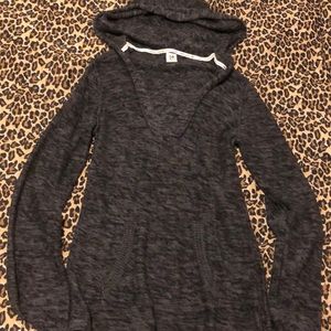 Roxy Charcoal Gray Hoodie